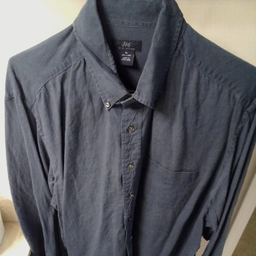 BROOKS BROTHERS Linen Sport Shirt